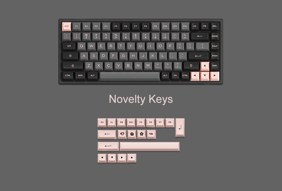 AKKO Black & Pink 3084B Plus