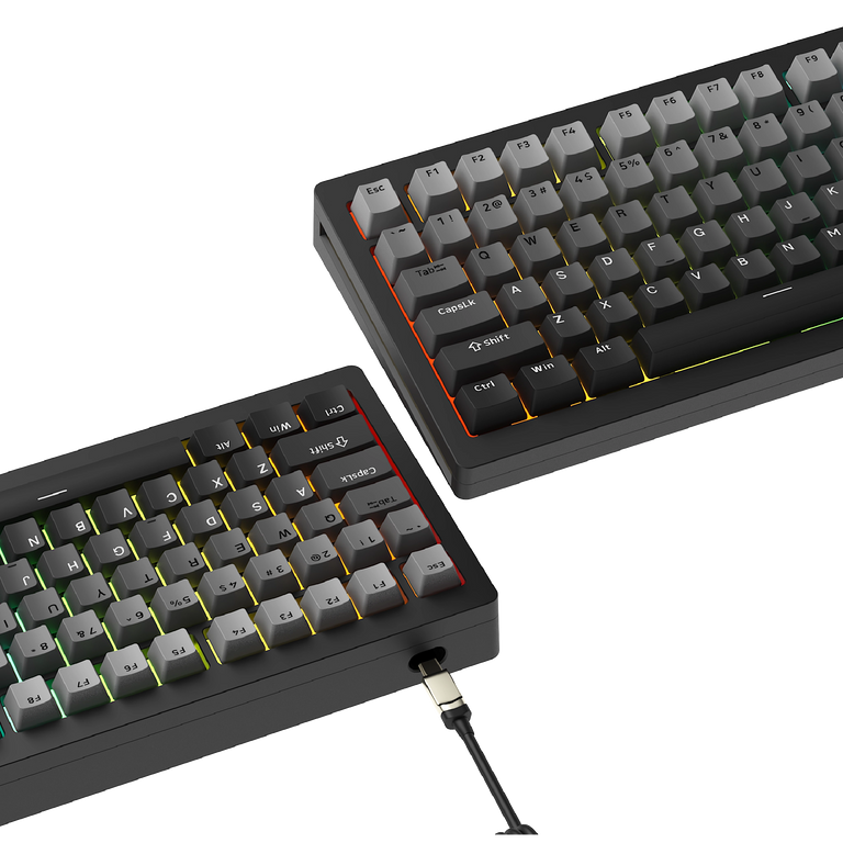 MonsGeek M1W เคสอลูมิเนียม Top printed