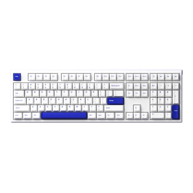 MonsGeek MG108B Blue on White