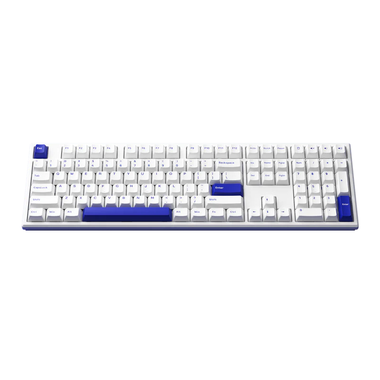 MonsGeek MG108B Blue on White