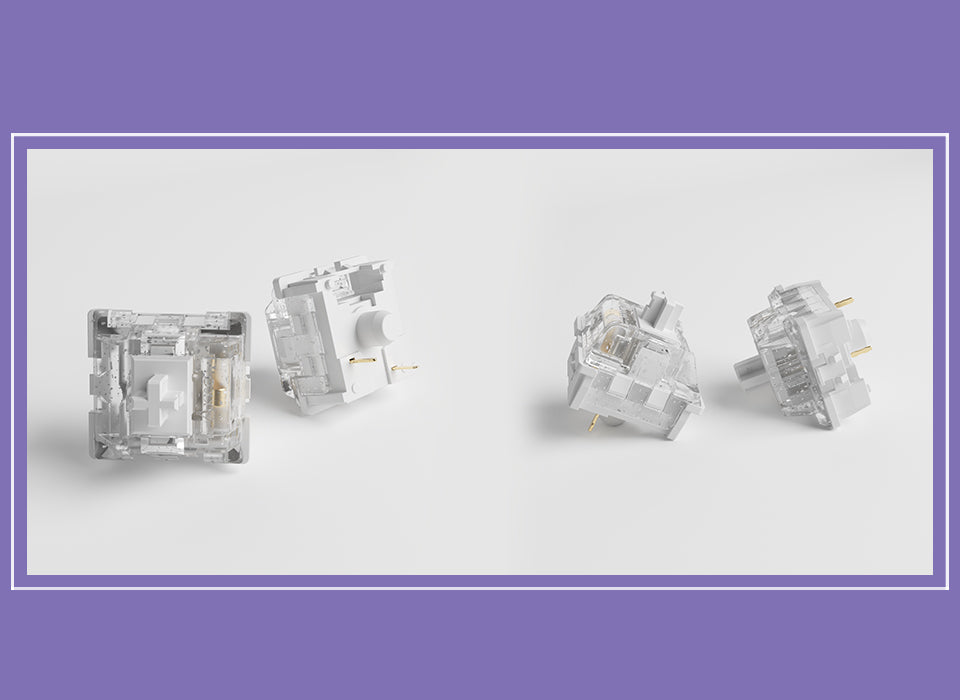 Akko CS Wine White Switch (Lubed, 45pcs)
