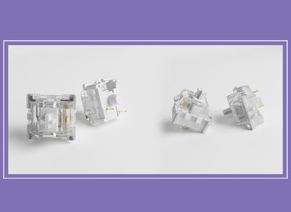 Akko CS Wine White Switch (Lubed, 45pcs)